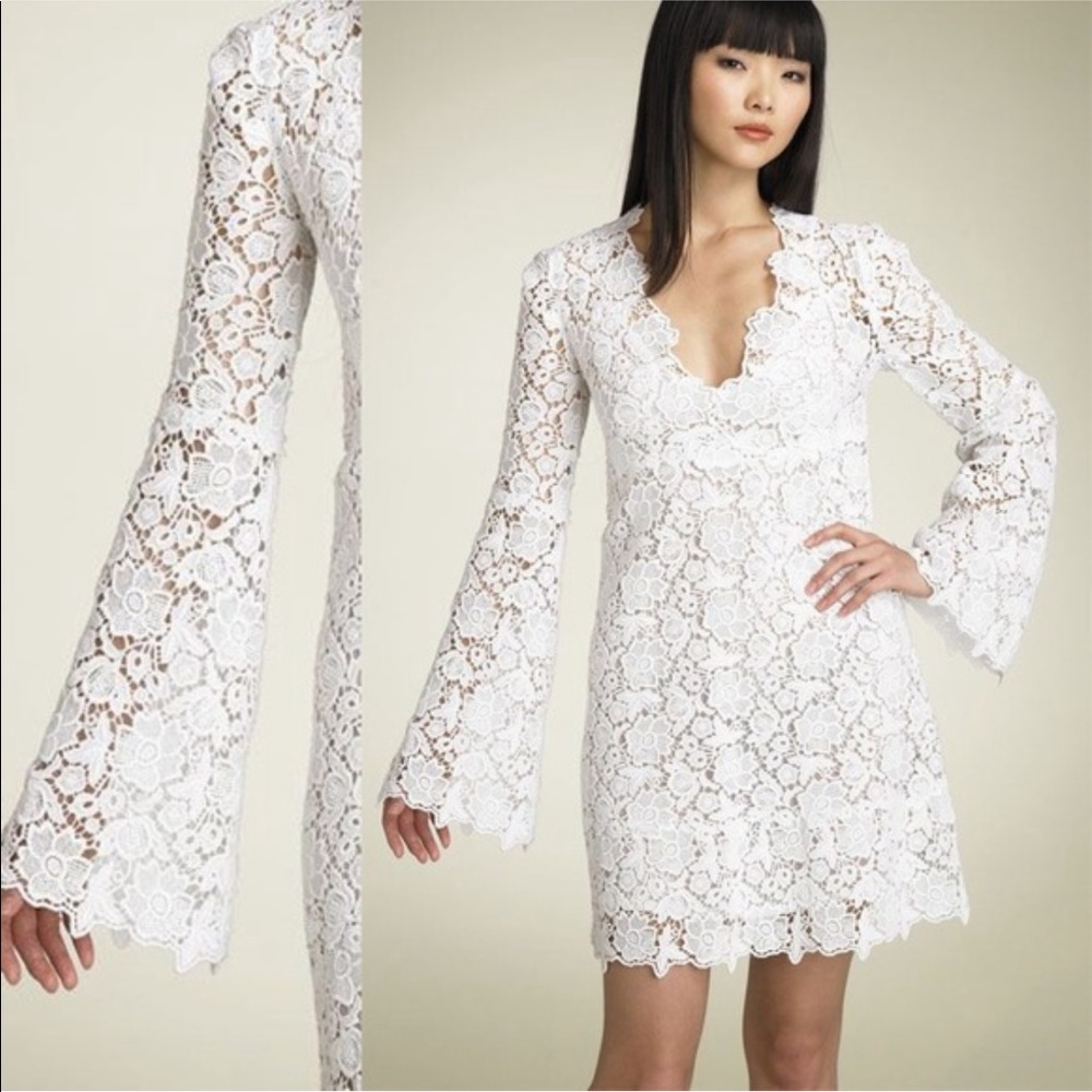 Diane Von Furstenberg Hippolite crochet lace dress